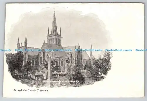 R770538 Yarmouth St Nicholas Church Postkarte