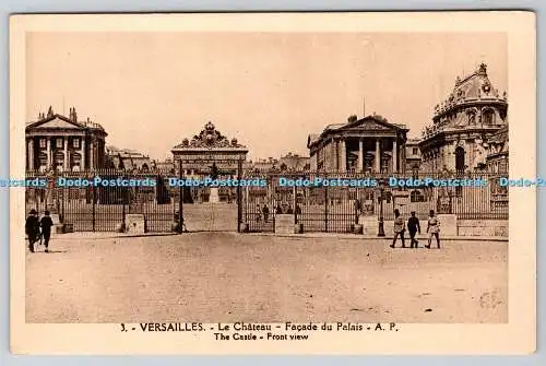 R770560 Versailles The Castle Front View A Papeghin