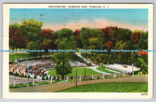 R770593 Syracuse N Y Thornden Park Amphitheater Wm Jubb Co 1958