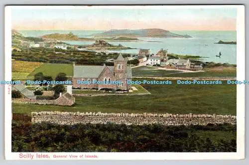 R768922 Scilly Isles General View Of Islands Pictorial Stationery London Peacock