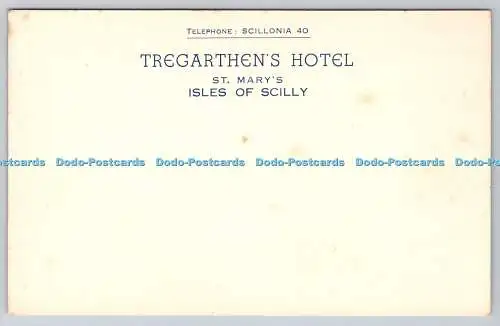 R768930 Scilly-Inseln St Mary Tregarthen Hotel Postkarte