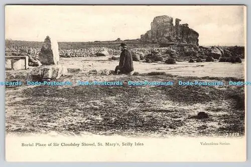 R768931 Scilly Isles St Mary Burial Place of Sir Cloudsley Shovel Valentine Seri