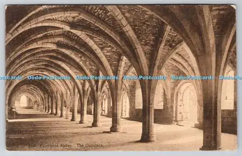 R770618 Fountains Abbey The Cloisters Photochrom Co Ltd