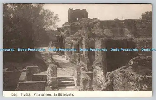 R769025 Tivoli Villa Adriana Le Biblioteche Diffida N P G