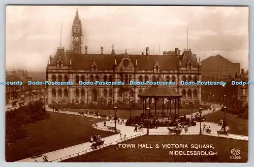 R769047 Middlesbrough Town Hall and Victoria Square E A Schwerdtfeger London