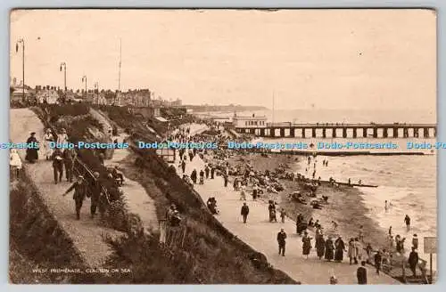 R769048 Clacton on Sea West Promenade O J Sparrow The Bookery 2 Pier Avenue 1921