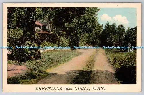 R770729 Man Greetings from Gimli 1934