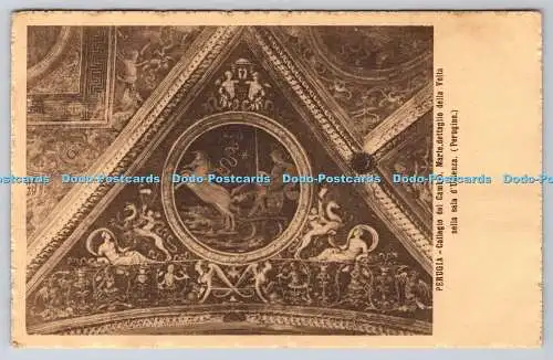 R769103 Perugia Collegio del Cambio Marte Dettaglio Della Volta Nella Sala d Udi