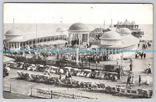 R770803 Hastings New Bandstand and Promenade Shoesmith and Etheridge 1920