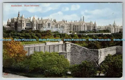 R770810 Sunderland Royal Infirmary Raphael Tuck and Sons Aquagraph Series No 260