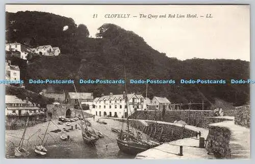 R769130 Clovelly The Quay and Red Lion Hotel LL 11