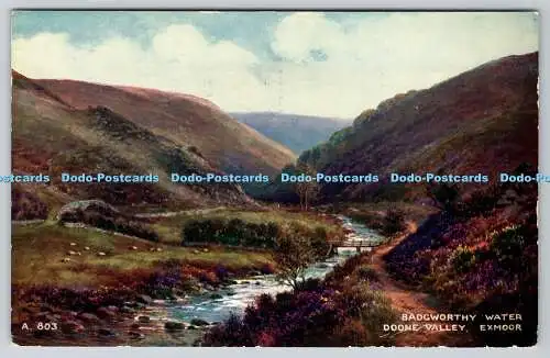 R770813 Exmoor Doone Valley Badgworthy Water Valentine and Sons Ltd Kunstfarbe B