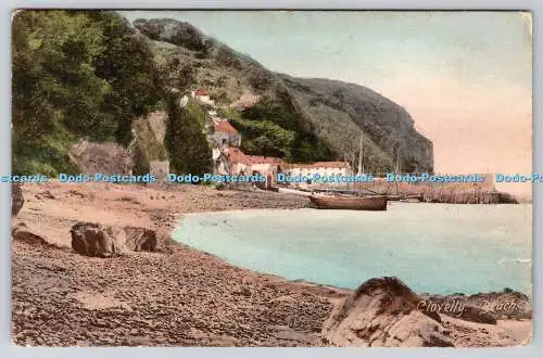 R769136 Clovelly Beach Frith Serie PM Ilfracombe 1904