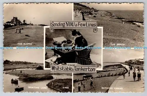 R769159 Ich schicke Ihnen ein paar Linien von Whitstable und Tankerton The Slopes The Bea