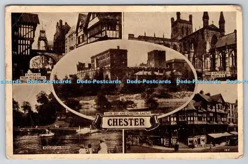 R770840 Chester River Dee und Chester Castle Eastgate aus der Foregate Excel Serie