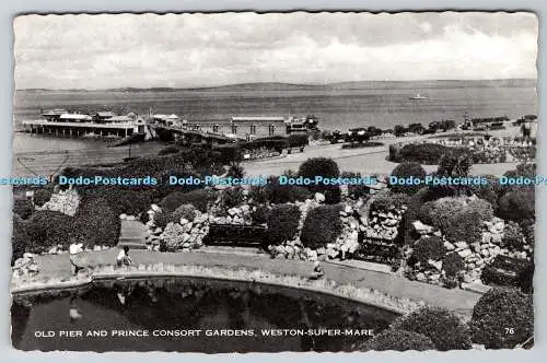 R770842 Weston Super Mare Old Pier and Prince Consort Gardens