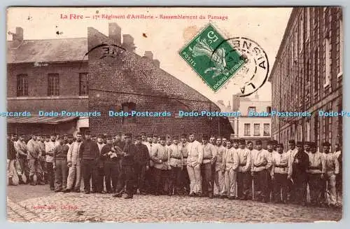 R770844 La Fere 17 e Regiment d Artillerie Rassemblement du Pansage