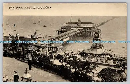 R770845 Southend on Sea The Pier Postkarte 1911