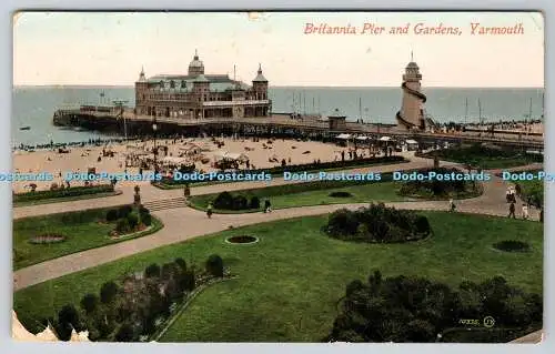 R770862 Yarmouth Britannia Pier and Gardens Valentines Serie 1910