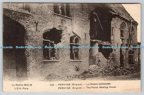 R770868 Pervyse Belgien The Parish Meeting House L C H