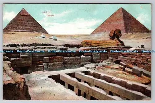 R770985 Caire Temple Cairo Postcard Trust