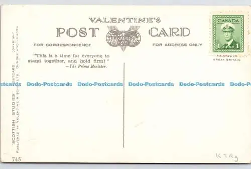 R771059 A Highland Dancer Valentine and Sons Ltd Scottish Studies