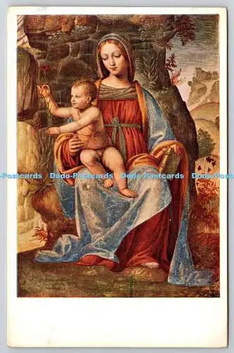 R771151 La Vergine col Bambino Certosa di Pavia Arti Grafiche B Luini