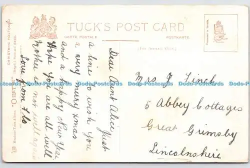 R771171 A Happy Christmas Raphael Tuck and Sons Oilette Postkarte 8423