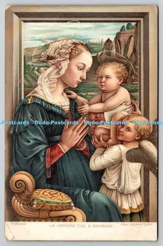 R772411 Firenze La Vergine Col S Bambino Fra Filippo Lippi Stengel