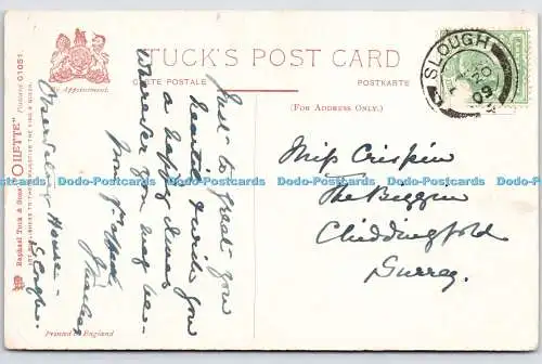 R771195 Weihnachtsgrüße Raphael Tuck und Söhne Oilette Postkarte C 1051