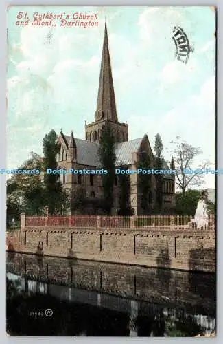 R772489 Darlington St Cuthbert Church and Mont Valentine Serie 1907