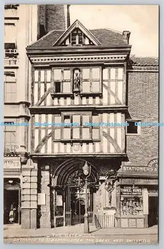 R772490 West Smithfield The Gatehouse Entrance To St Bartholomew The Great The L