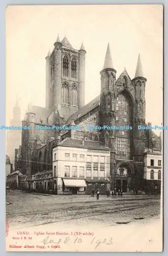 R771283 Gand Eglise Saint Nicolas I XI Siecle Albert Sugg Serie 1 N 93