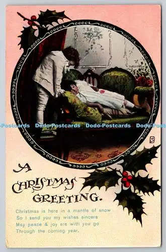 R771320 A Christmas Greeting Watkins and Kracke Ltd 1909