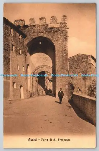 R772559 Assisi Porta di S Francesco Fototipia Alterocca