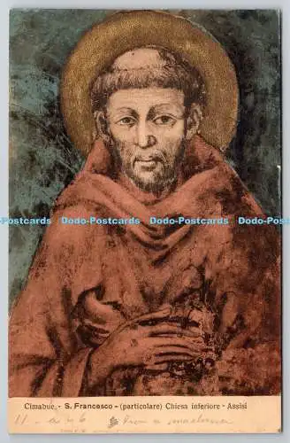 R772563 Cimabue S Francesco Particolare Chiesa Inferiore Assisi S T A