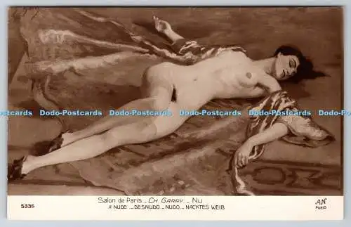 R772628 A Nude Ch Garry Salon de Paris A Noyer