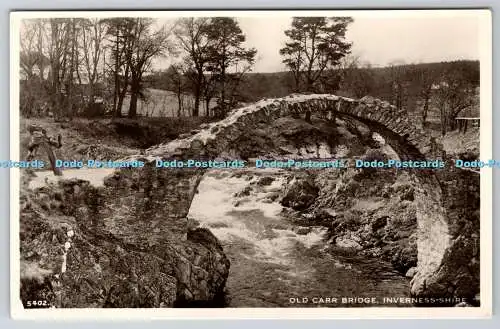 R772640 Inverness Shire Old Carr Bridge J B White Dundee RP