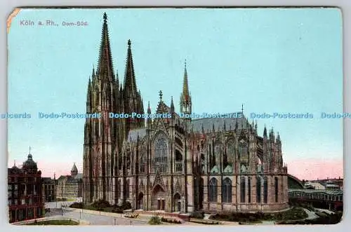 R772641 Köln a Rh Dom Süd Postkarte