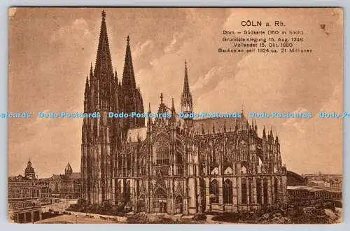 R772643 Colna Rh Dom Südseite Grundsteinlegung Heiss