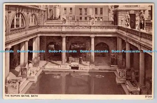 R772644 Bath The Roman Bath E A Sweetman Tunbridge Wells Solograph Series De Lux