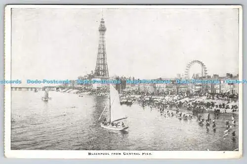 Bildpostkarte R772648 Blackpool vom Central Pier