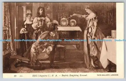 R772686 London Tate Gallery Egg Beatrix Knighting Esmond Augustus L R A LL 29