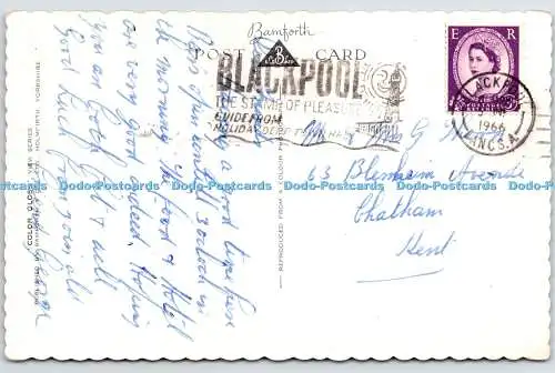 R771475 Blackpool The Tower Bamforth and Co Ltd Color Gloss View Series 1966