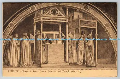 R772707 Firenze Chiesa di Santa Croce Zaccaria nel Tempio Giotto E Sborgi