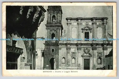 R772729 Brindisi Duomo e Loggia Balsano Simeone Lisco Cartoleria