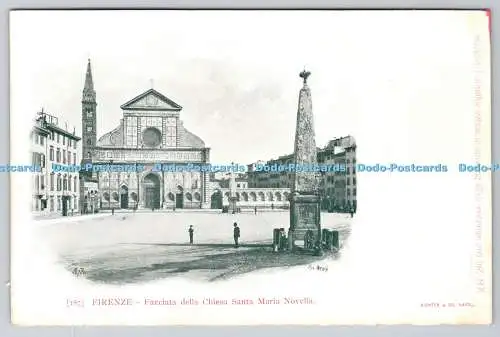 R772731 Firenze Facciata della Chiesa Santa Maria Novella Richter