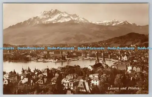 R772745 Luzern Mit Pilatus Photoglob Zürich