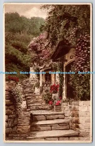 R771533 Clovelly Cottages North Hill J Salmon Sevenoaks England PM Langley Birmi