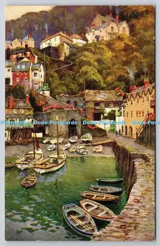 R771535 Clovelly View From Harbour A Vivian Mansell London Series 2138 E W Hasle